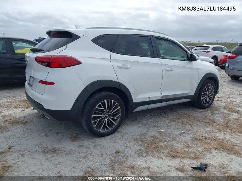 KM8J33AL7LU184495 2020 Hyundai Tucson Limited/Sel/Sport/Ultimat