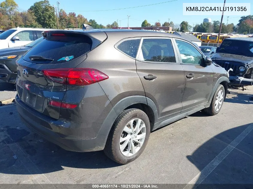 2020 Hyundai Tucson Se VIN: KM8J2CA41LU191356 Lot: 40651174