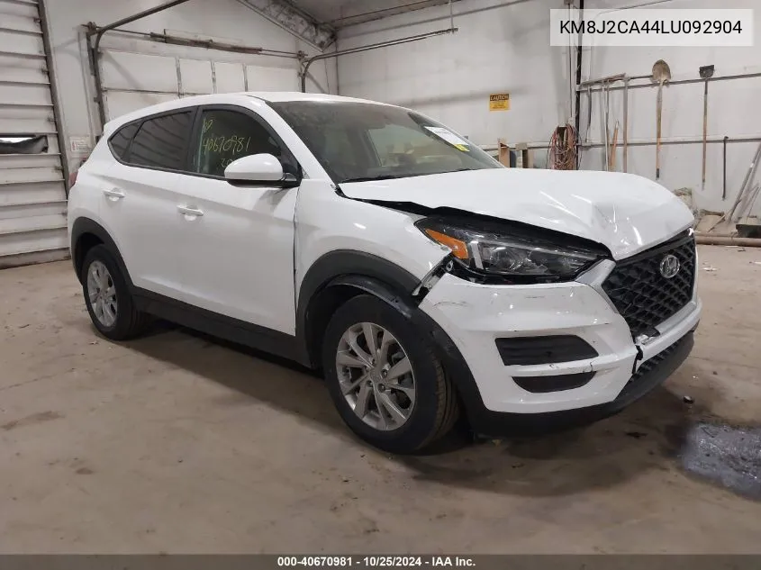 2020 Hyundai Tucson Se VIN: KM8J2CA44LU092904 Lot: 40670981