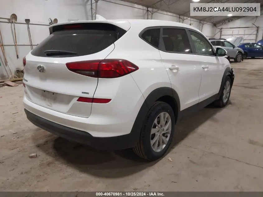 2020 Hyundai Tucson Se VIN: KM8J2CA44LU092904 Lot: 40670981