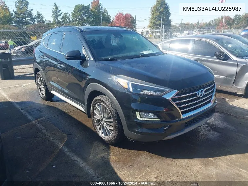 2020 Hyundai Tucson Ultimate VIN: KM8J33AL4LU225987 Lot: 40681666