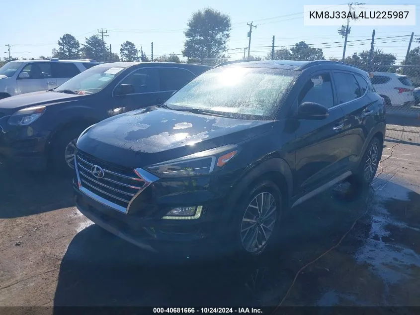 2020 Hyundai Tucson Ultimate VIN: KM8J33AL4LU225987 Lot: 40681666