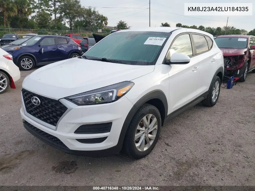 2020 Hyundai Tucson Se VIN: KM8J23A42LU184335 Lot: 40716348