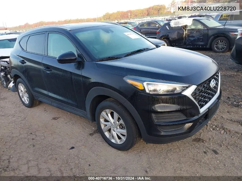 2020 Hyundai Tucson Value VIN: KM8J3CA40LU228720 Lot: 40716736