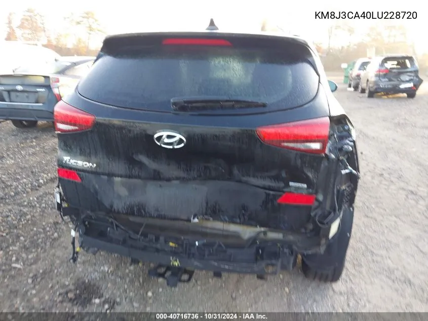 2020 Hyundai Tucson Value VIN: KM8J3CA40LU228720 Lot: 40716736