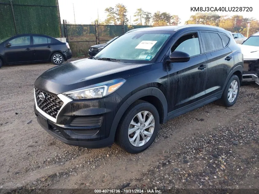 2020 Hyundai Tucson Value VIN: KM8J3CA40LU228720 Lot: 40716736