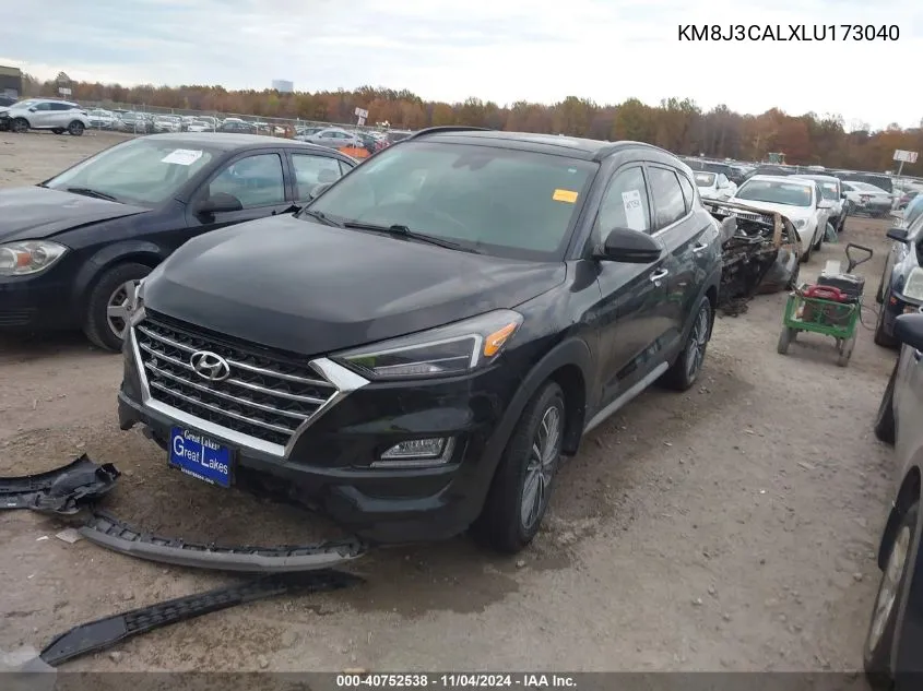 2020 Hyundai Tucson Ultimate VIN: KM8J3CALXLU173040 Lot: 40752538