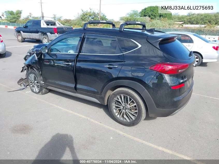 2020 Hyundai Tucson Ultimate VIN: KM8J33AL6LU275693 Lot: 40776034