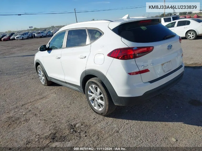 KM8J33A46LU233839 2020 Hyundai Tucson Value