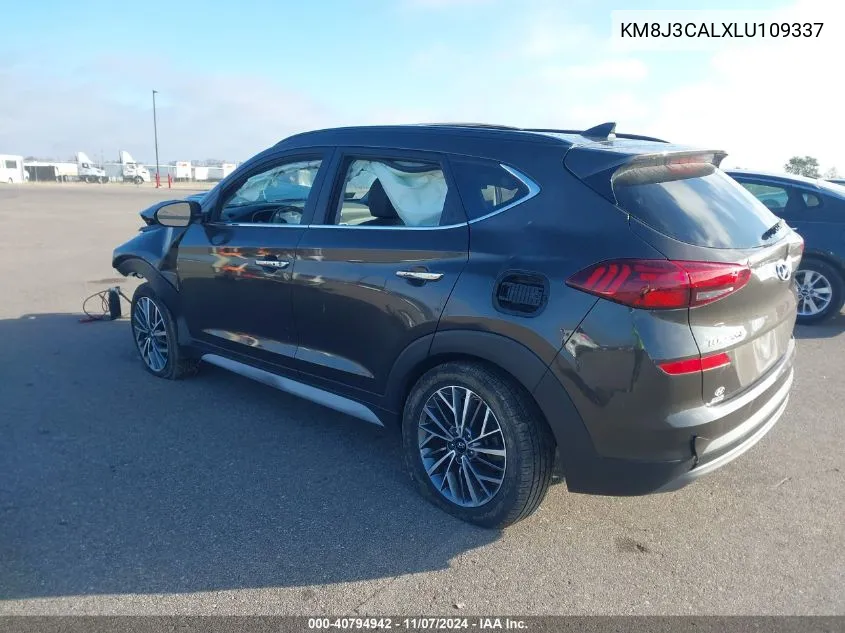 2020 Hyundai Tucson Ultimate VIN: KM8J3CALXLU109337 Lot: 40794942