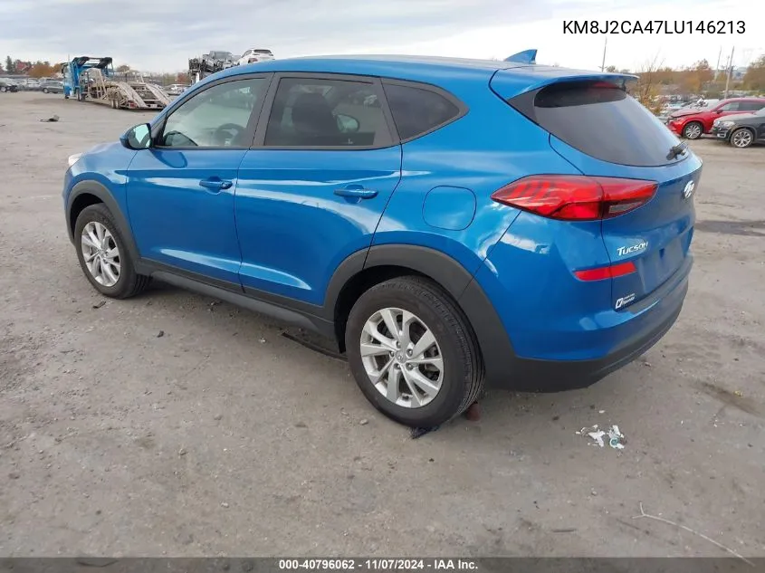 2020 Hyundai Tucson Se VIN: KM8J2CA47LU146213 Lot: 40796062