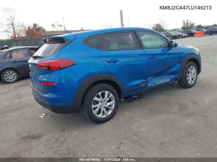 2020 Hyundai Tucson Se VIN: KM8J2CA47LU146213 Lot: 40796062