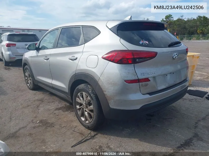 2020 Hyundai Tucson Se VIN: KM8J23A49LU242506 Lot: 40799815