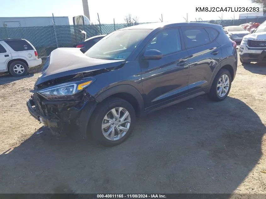 2020 Hyundai Tucson Se VIN: KM8J2CA47LU236283 Lot: 40811165