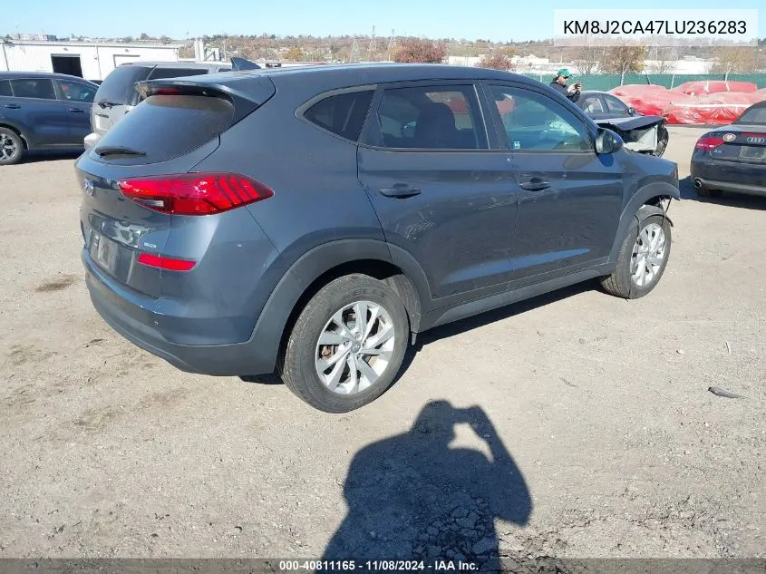 2020 Hyundai Tucson Se VIN: KM8J2CA47LU236283 Lot: 40811165