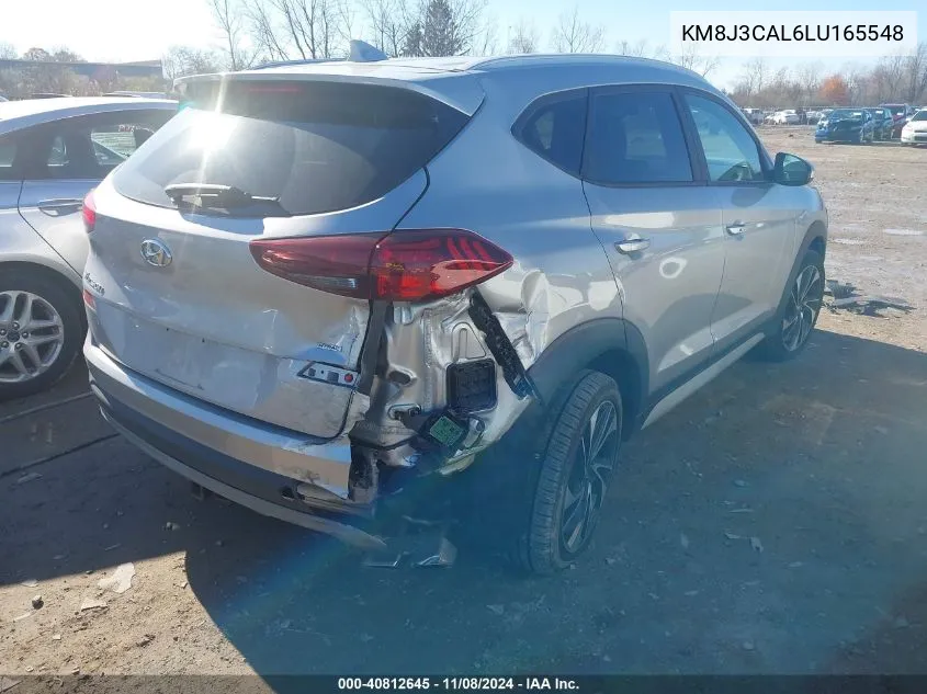 2020 Hyundai Tucson Sport VIN: KM8J3CAL6LU165548 Lot: 40812645