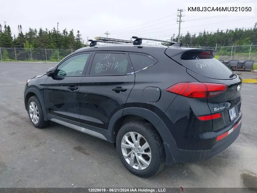 2021 Hyundai Tucson Limited/Sel/Sport/Ultimate/Value VIN: KM8J3CA46MU321050 Lot: 12029019