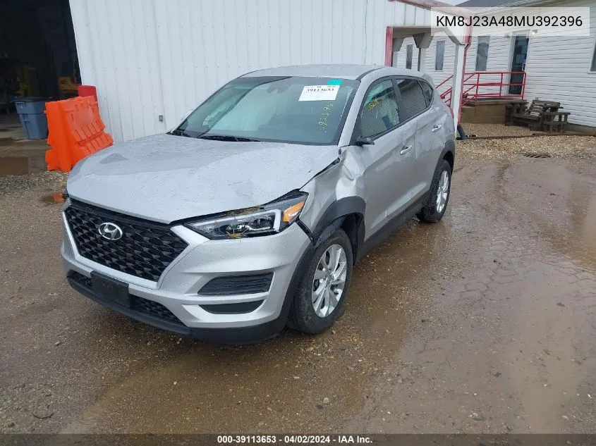 2021 Hyundai Tucson Se VIN: KM8J23A48MU392396 Lot: 39113653