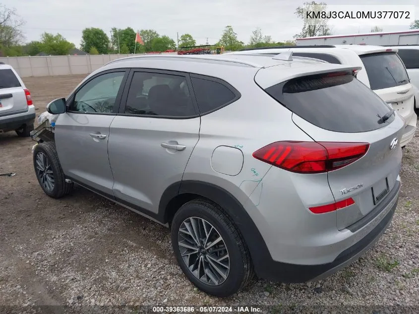 KM8J3CAL0MU377072 2021 Hyundai Tucson Sel