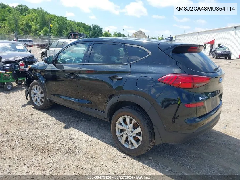 2021 Hyundai Tucson Se VIN: KM8J2CA48MU364114 Lot: 39479126