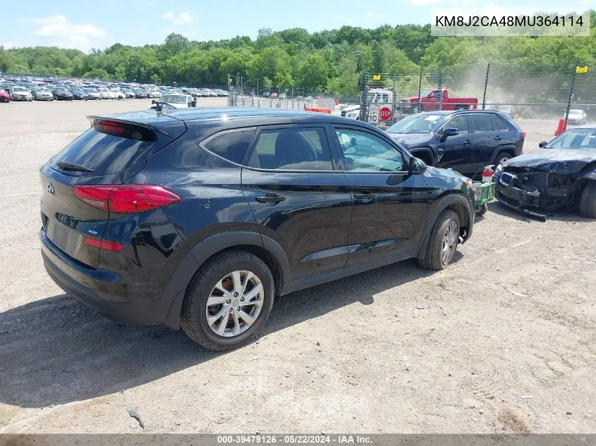 2021 Hyundai Tucson Se VIN: KM8J2CA48MU364114 Lot: 39479126