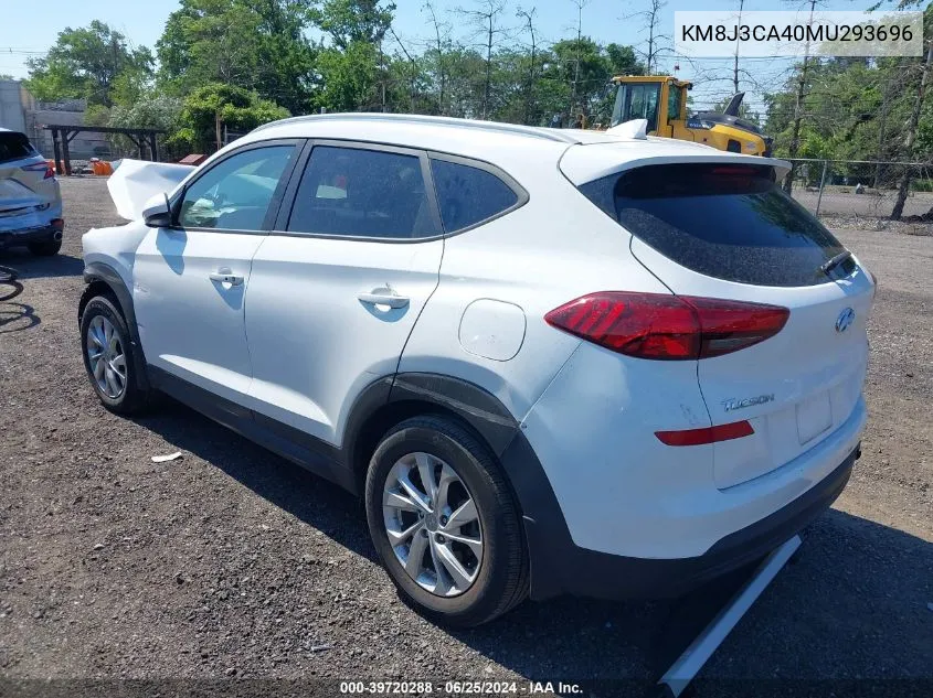 2021 Hyundai Tucson Value VIN: KM8J3CA40MU293696 Lot: 39720288