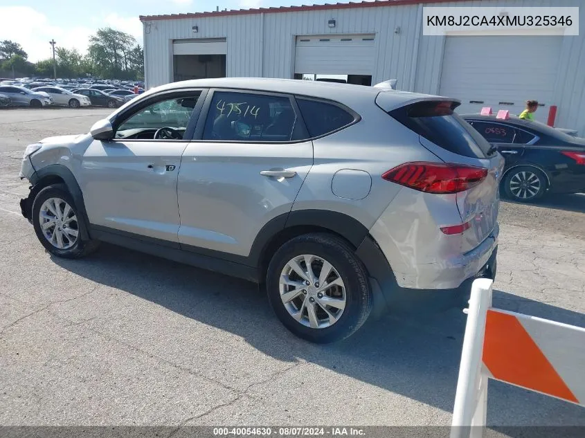 2021 Hyundai Tucson Se VIN: KM8J2CA4XMU325346 Lot: 40054630