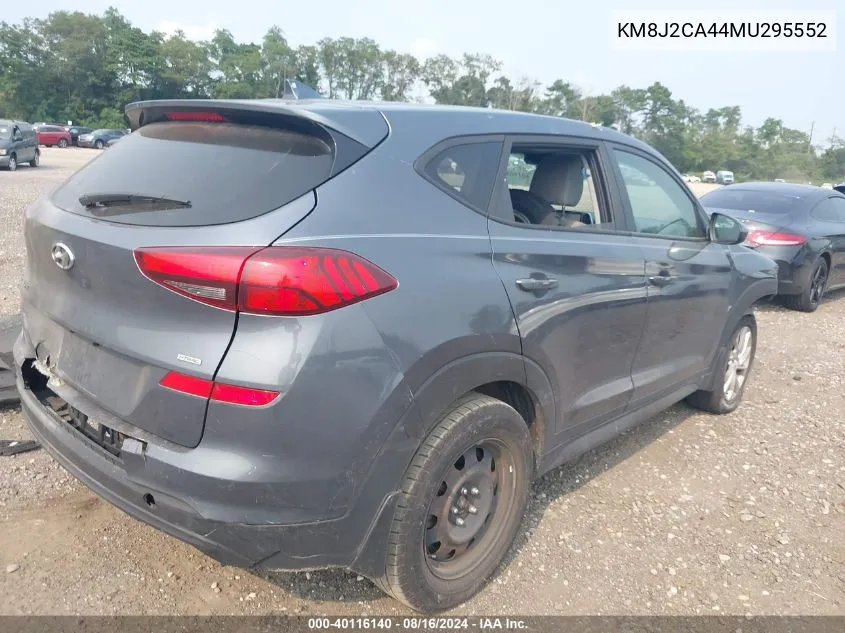 2021 Hyundai Tucson Se VIN: KM8J2CA44MU295552 Lot: 40116140