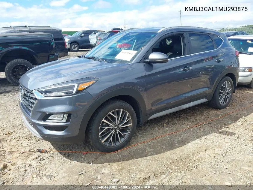 2021 Hyundai Tucson Limited VIN: KM8J3CAL1MU293875 Lot: 40479382