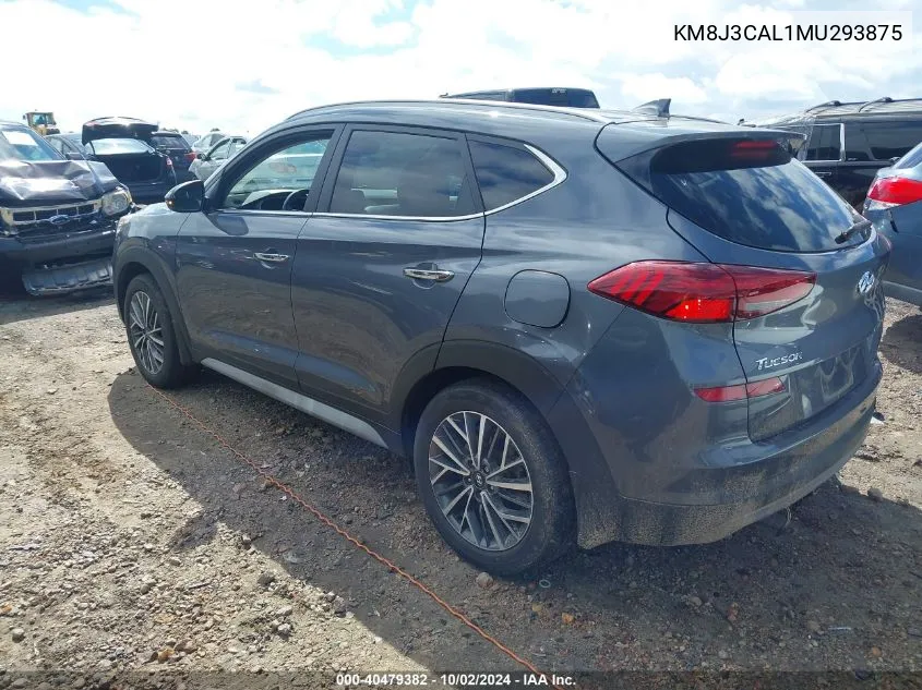 2021 Hyundai Tucson Limited VIN: KM8J3CAL1MU293875 Lot: 40479382