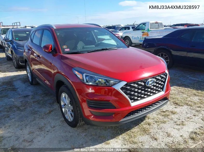 2021 Hyundai Tucson Limited/Sel/Sport/Ultimat VIN: KM8J33A4XMU328597 Lot: 40527389