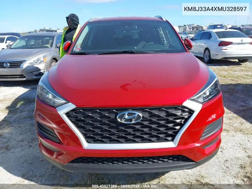 2021 Hyundai Tucson Limited/Sel/Sport/Ultimat VIN: KM8J33A4XMU328597 Lot: 40527389