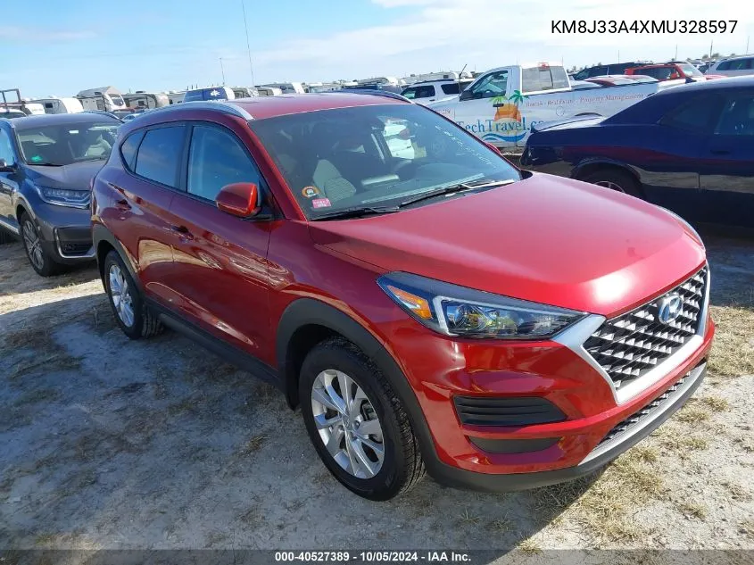 2021 Hyundai Tucson Limited/Sel/Sport/Ultimat VIN: KM8J33A4XMU328597 Lot: 40527389