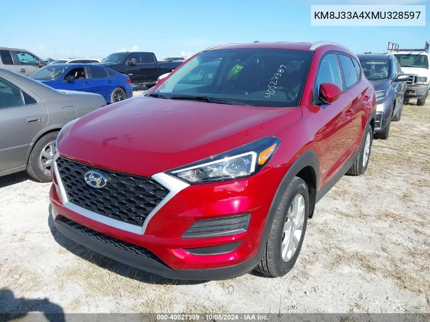 2021 Hyundai Tucson Limited/Sel/Sport/Ultimat VIN: KM8J33A4XMU328597 Lot: 40527389