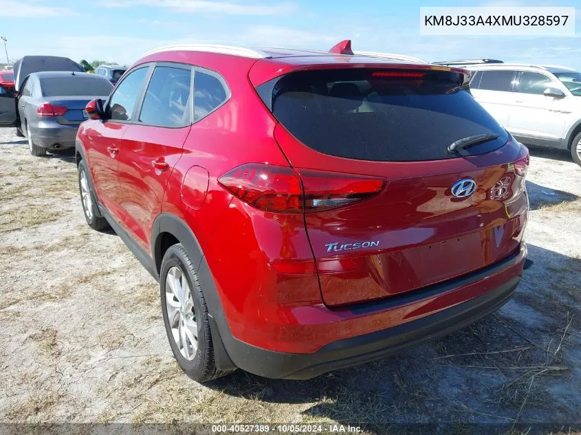 2021 Hyundai Tucson Limited/Sel/Sport/Ultimat VIN: KM8J33A4XMU328597 Lot: 40527389