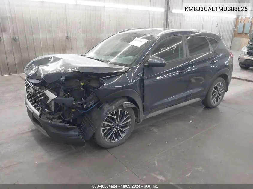 2021 Hyundai Tucson Limited/Sel/Sport/Ultimat VIN: KM8J3CAL1MU388825 Lot: 40534624