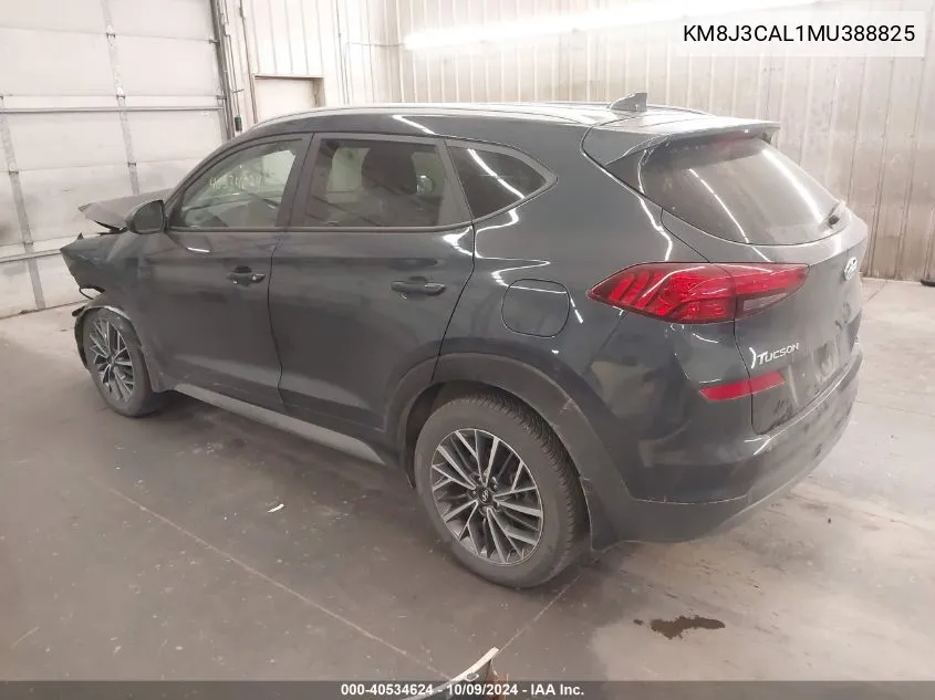 2021 Hyundai Tucson Limited/Sel/Sport/Ultimat VIN: KM8J3CAL1MU388825 Lot: 40534624