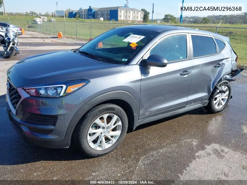 2021 Hyundai Tucson Se VIN: KM8J2CA45MU296368 Lot: 40535433