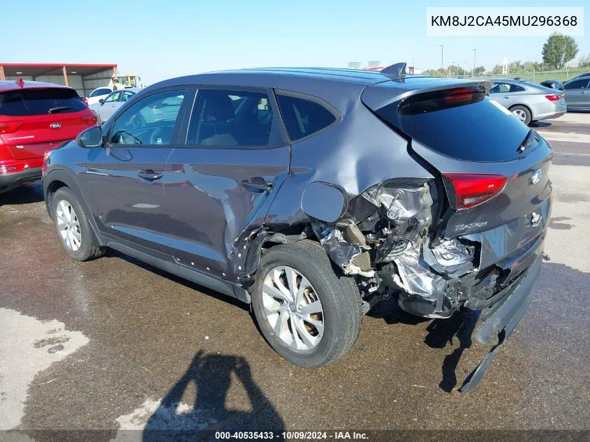 2021 Hyundai Tucson Se VIN: KM8J2CA45MU296368 Lot: 40535433