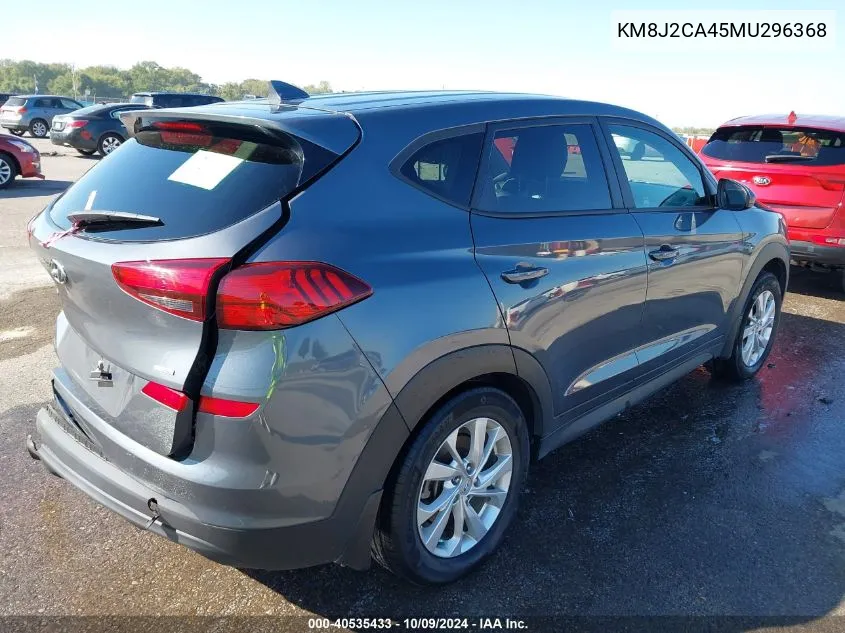 2021 Hyundai Tucson Se VIN: KM8J2CA45MU296368 Lot: 40535433