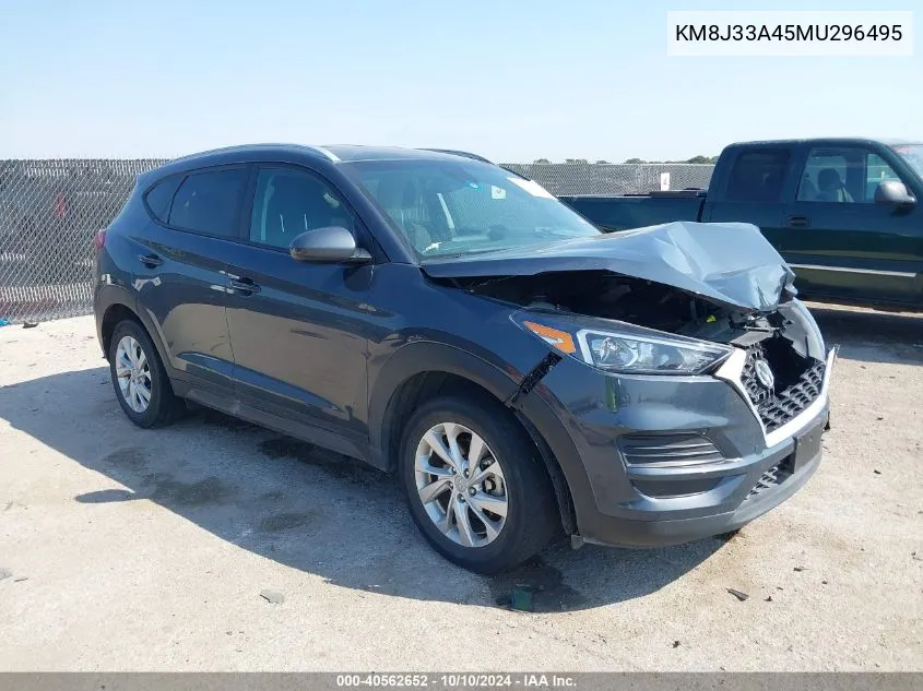 2021 Hyundai Tucson Value VIN: KM8J33A45MU296495 Lot: 40562652