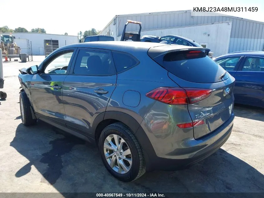 2021 Hyundai Tucson Se VIN: KM8J23A48MU311459 Lot: 40567549