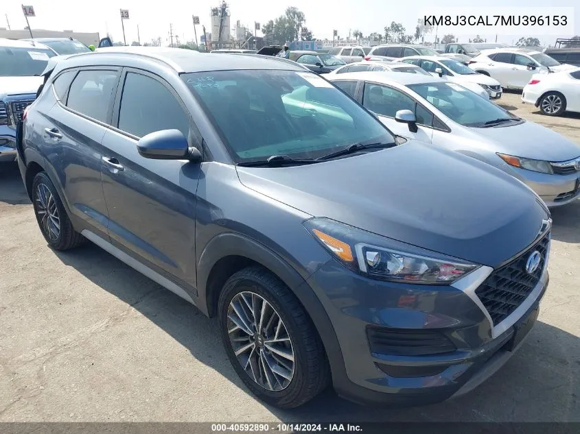 2021 Hyundai Tucson Sel VIN: KM8J3CAL7MU396153 Lot: 40592890