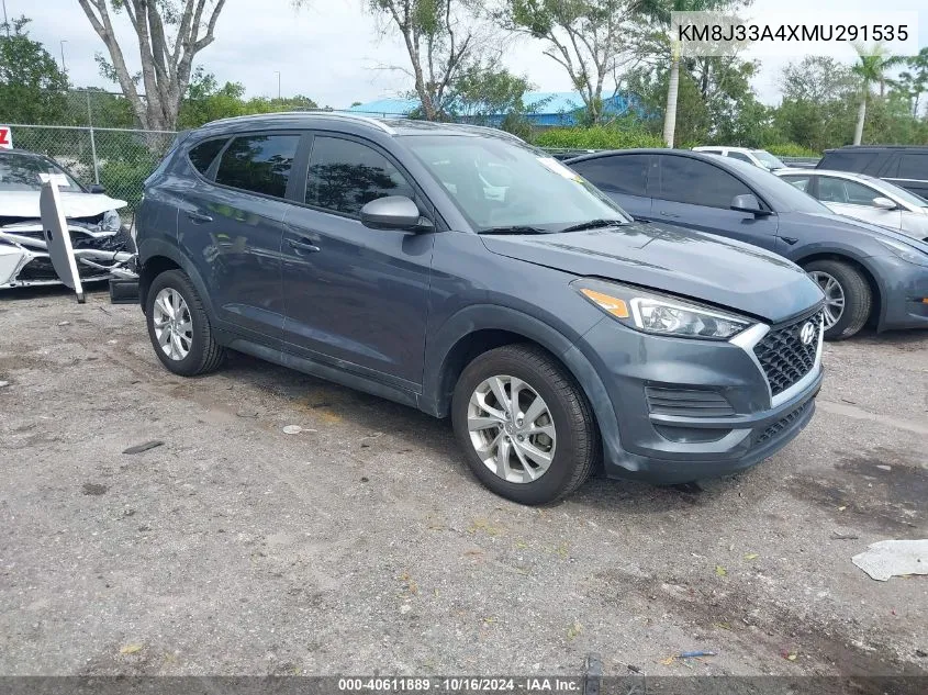 2021 Hyundai Tucson Value VIN: KM8J33A4XMU291535 Lot: 40611889