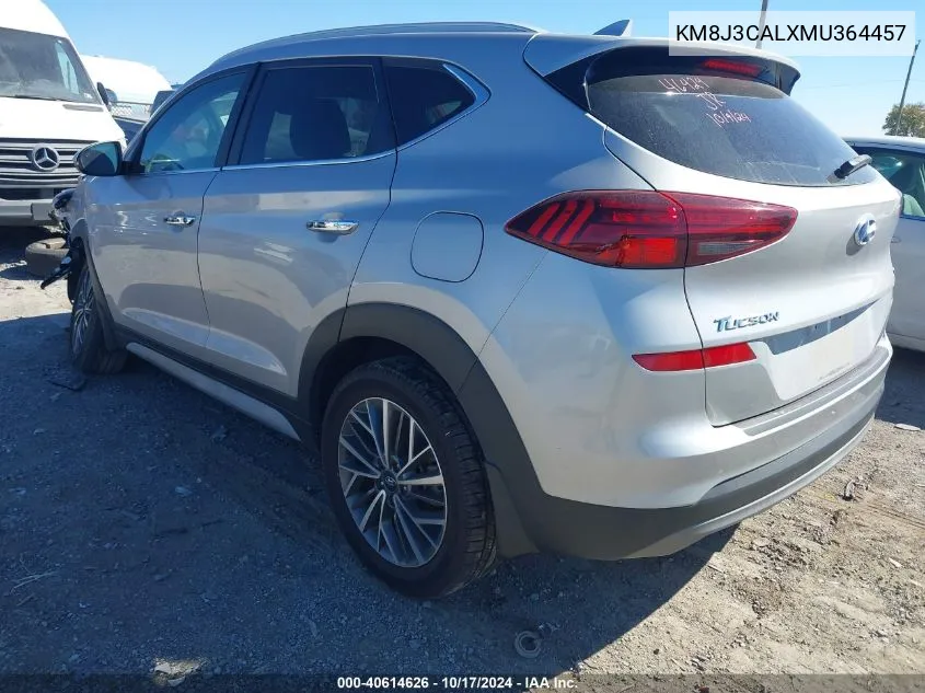 KM8J3CALXMU364457 2021 Hyundai Tucson Limited