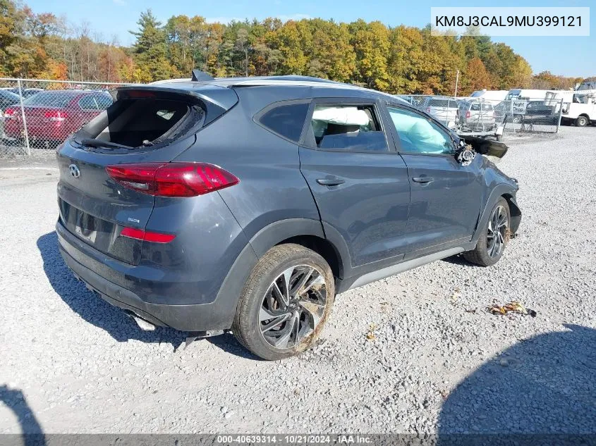 KM8J3CAL9MU399121 2021 Hyundai Tucson Limited/Sel/Sport/Ultimat