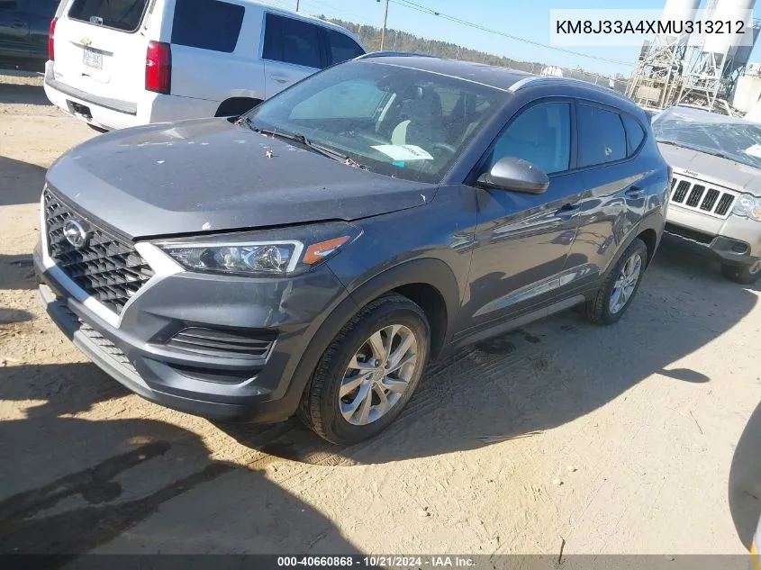 KM8J33A4XMU313212 2021 Hyundai Tucson Value