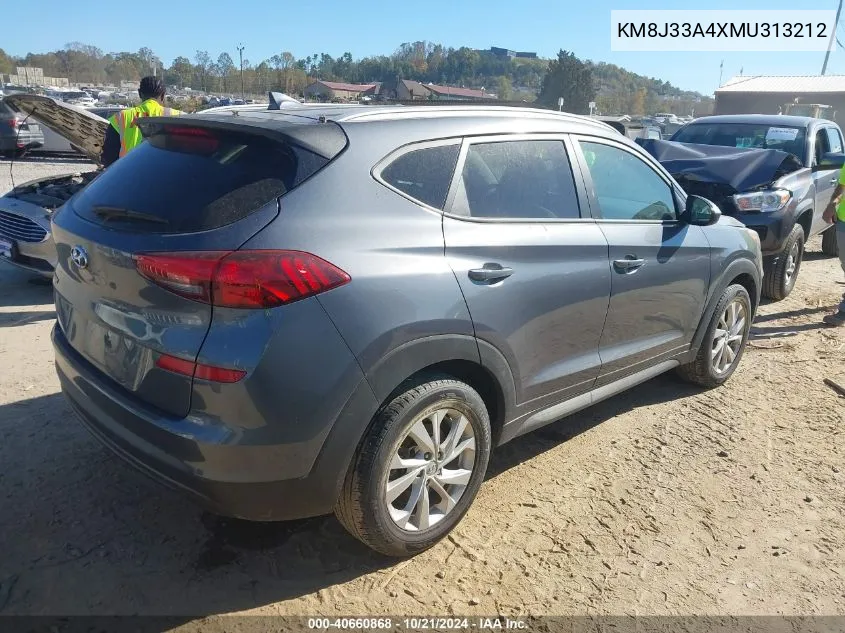 2021 Hyundai Tucson Value VIN: KM8J33A4XMU313212 Lot: 40660868