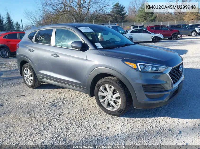 2021 Hyundai Tucson Se VIN: KM8J2CA45MU299948 Lot: 40763663