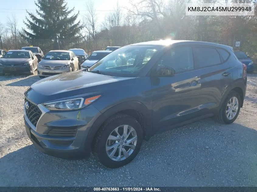 2021 Hyundai Tucson Se VIN: KM8J2CA45MU299948 Lot: 40763663